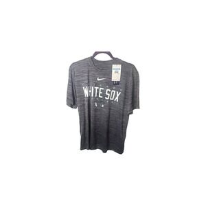 Nike Dri-FIT Mens Chicago White Sox Size M Authentic Collection MLB Gray T-Shirt